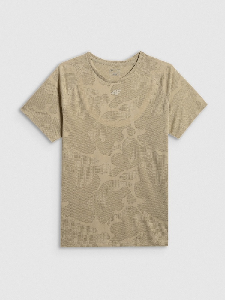 Футболка 4F 4FWSS26TFTSM1777-83S р.XL бежевый
