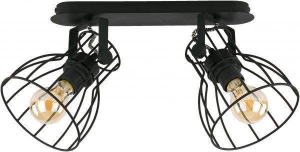 Спот TK Lighting Alano 2x60 Вт E27 черный 2121 