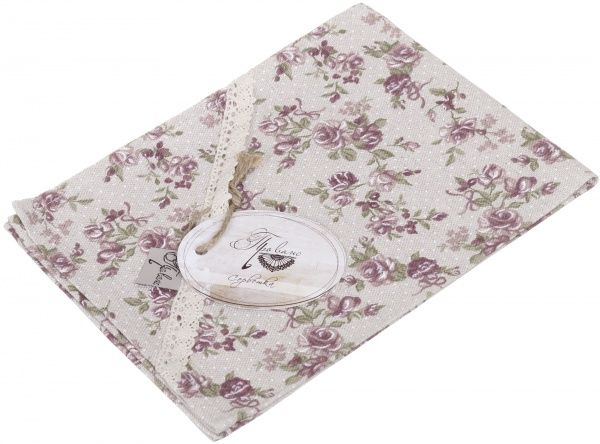 Серветка Прованс Rosettes 35x45 см рожевий 