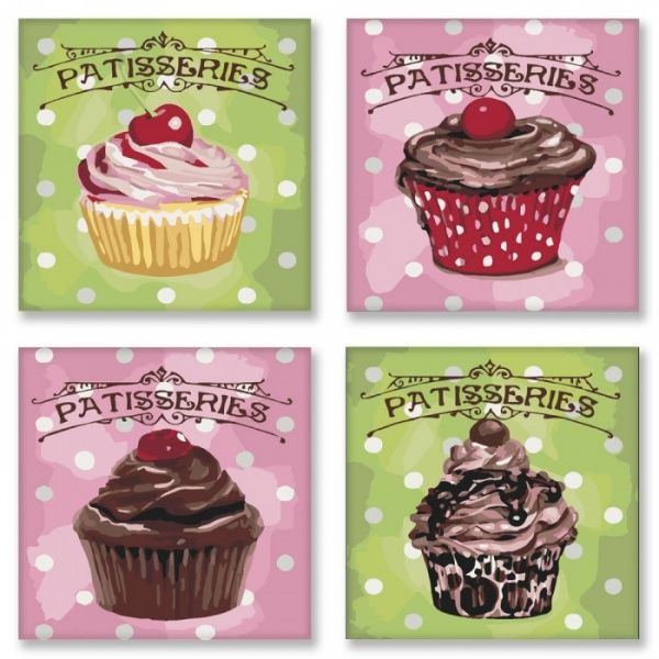 Картина по номерам Сладкое настроение Идейка 