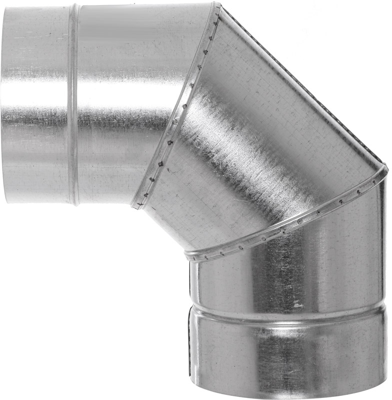 Коліно термо 1 мм нерж/оц Ф180/250 мм 45° Versia-Lux