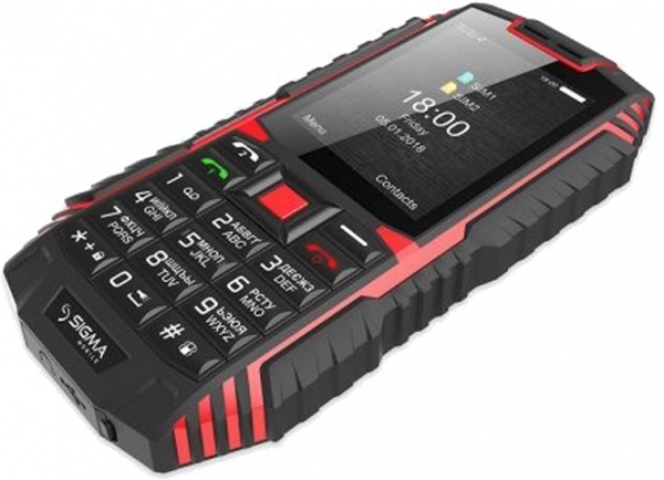 Мобильный телефон Sigma mobile X-treme DT68 black/red Sigma mobile X-treme DT68 blac