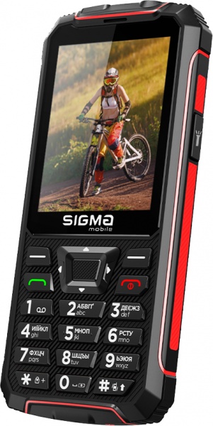 Мобильный телефон Sigma mobile X-treme PR68 black/red