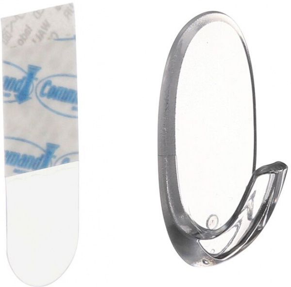 Полоски для крючков Command малые прозрачные 12 шт. 17024CLR