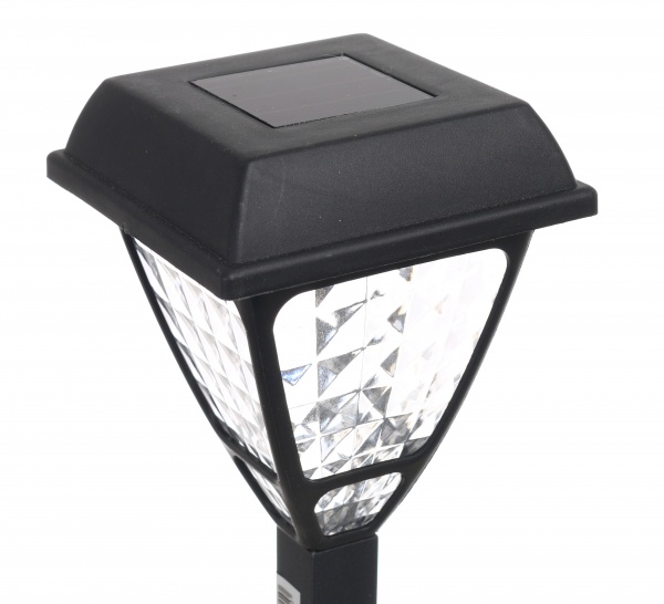 Світильник на сонячній батареї 0,06 Вт чорний ELW-VK8003 