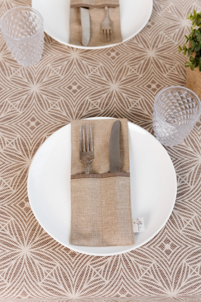 Чохол для приборів Прованс Кориця Мокко 10x24 см