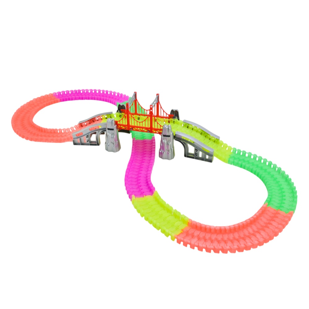 Гоночный трек с машинкой (светится в темноте) 888-133