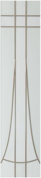 Витражное стекло 810х185 Лотос под фасад МДФ 920x296