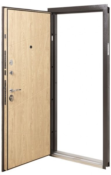 Дверь входная Abwehr АП2-411 086П (ДАН+КЕ) Kale257/Kale252 дуб английский 2050х860мм правая
