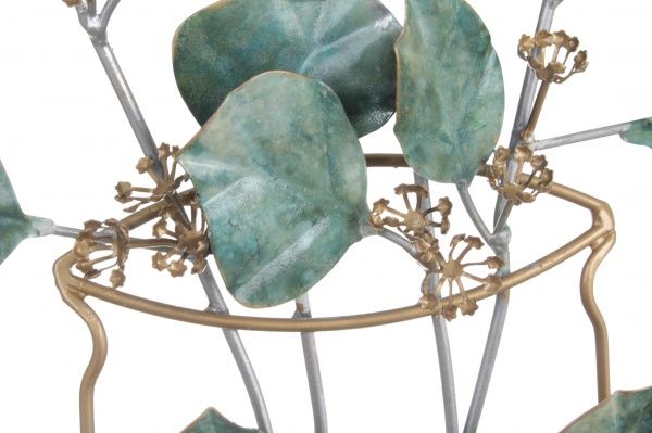 Декор настенный Bouquet 55x43 см серый с зеленым 