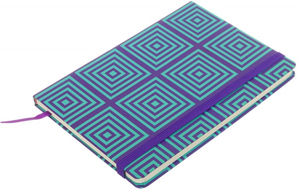 Блокнот Колейдоскоп фиолетовый 14,5х21 см Mikirei