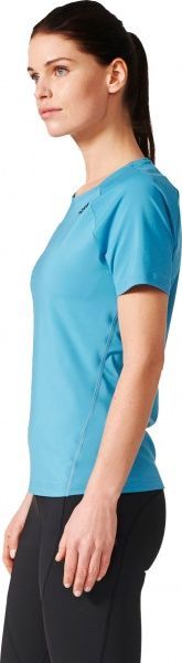Футболка Adidas D2M Tee Solid BQ5826 M блакитний