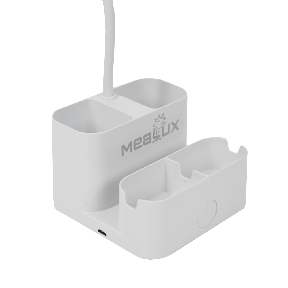 Настольная лампа аккумуляторная Mealux DL-16 1x10 Вт белый 248763