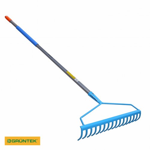 Грабли зубчатые Gruntek IR-450S 16 зубцов (с ручкой)