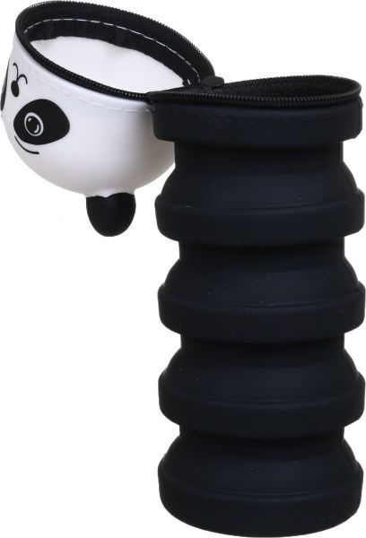 Пенал-тубус Панда 11х6,5/19х6,5 см чорно-білий