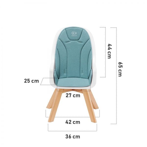 Стульчик для кормления Kinderkraft Tixi Turquoise (KKKTIXITRQ0000)
