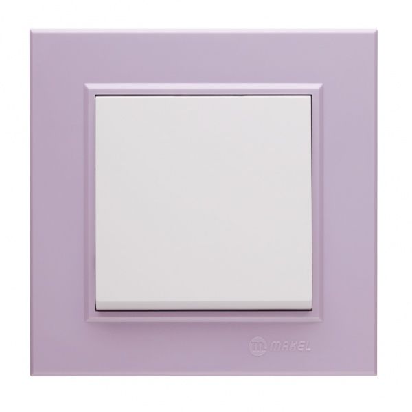 Рамка одноместная Makel Karea горизонтальная светло-сиреневый