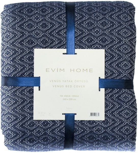 Покрывало Venus 160x230 см темно-синий 