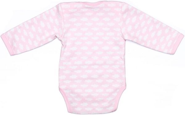 Боди детское Bambinelli тучки для девочки р.92 розовый 