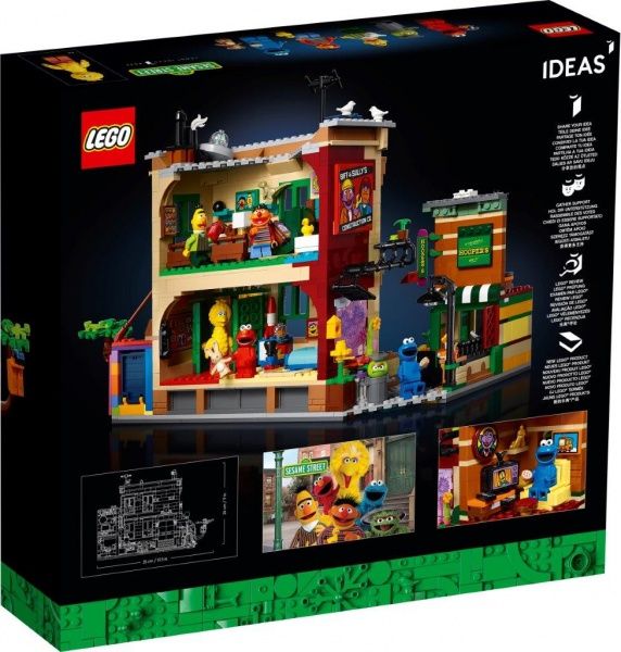 Конструктор LEGO Ideas 123 Sesame Street 21324
