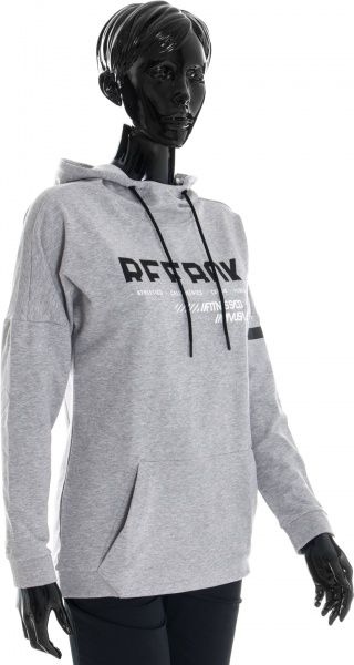 Джемпер Reebok Workout Ready Cotton Graphic AY1911 р. XL серый