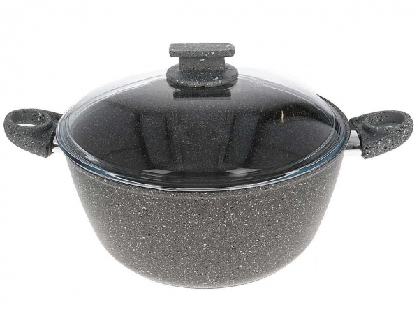 Кастрюля с крышкой 28 см Cuore di Pietra CPCSSCV228I Accademia Mugnano