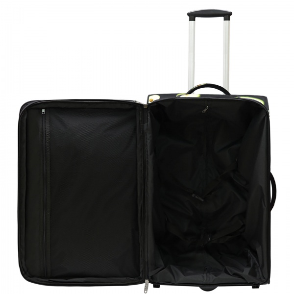 Чемодан Bagland Леон 51 л черный суб.763 (37666244) 