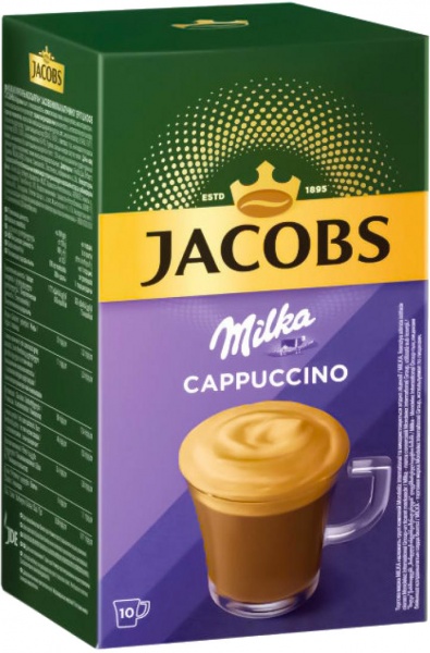Кофейный напиток Jacobs Милка Капучино 3в1 10х18г