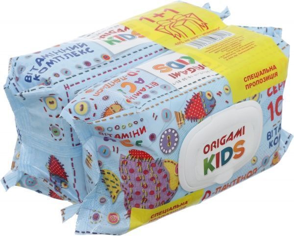 Вологі серветки дитячі Origami Kids 200 шт. 