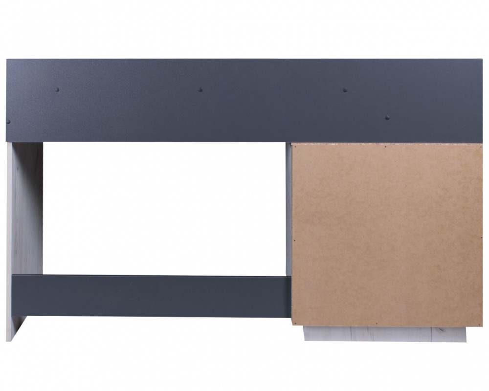 Стол письменный DC Палермо 835х1380х516 мм дуб крафт белый/графит/дуб крафт белый