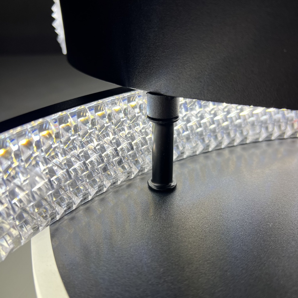 Люстра світлодіодна Luminaria 80 Вт LED-модуль чорний AKRILIKA ROUND 80W 3R BLACK