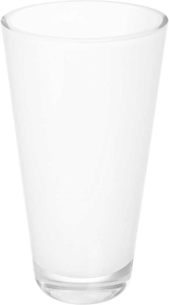 Ваза скляна Wrzesniak Glassworks 25 см біла 17-8816