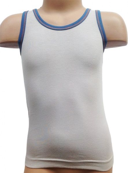 Майка Bibo для девочки 44011 р.140 бежевый с синим 