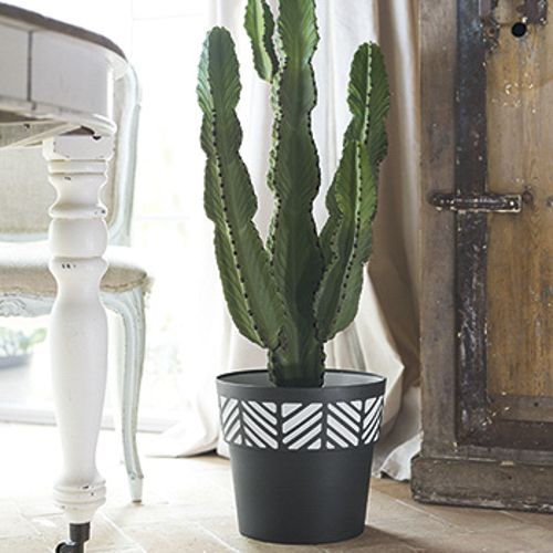 Горшок пластиковый Stefanplast Opera Orfeo круглый 11,8л графит (94803) 