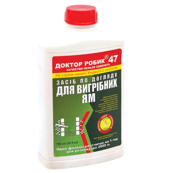 Биопрепарат Доктор Робик для выгребных ям 47 798 мл