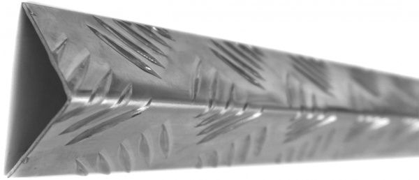 Кутник алюмінієвий рифлений 40x40x1,5 мм 1000 мм без покриття