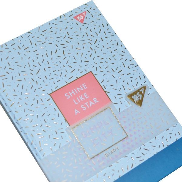 Блокнот-мотиватор Shine like a star серии Simpli City 13x18,5 см 151589 YES