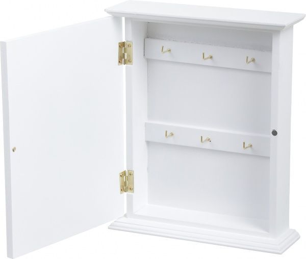 Ключница Sweet Home белая 20х6х24 см