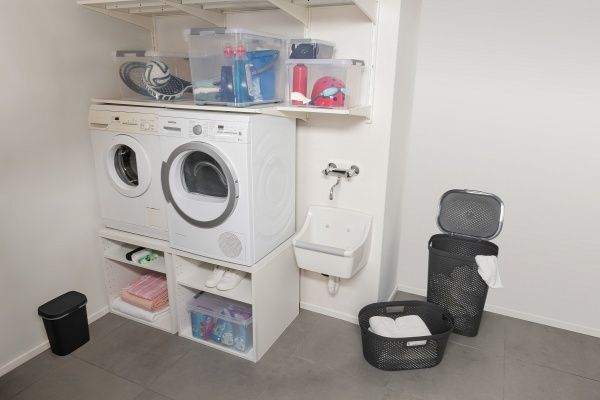 Корзина для белья Curver Infinity 40 л 590x390x270 мм темно-серый 