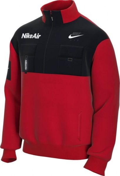 Свитшот Nike M NSW NIKE AIR JKT HZ PK CU4168-657 р. XL красный