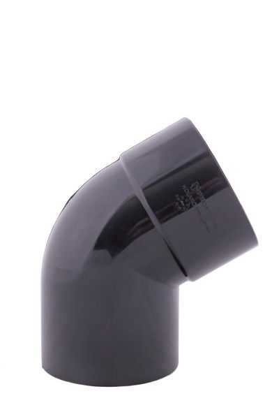 Коліно труби PROFiL 60° 75 мм графіт 