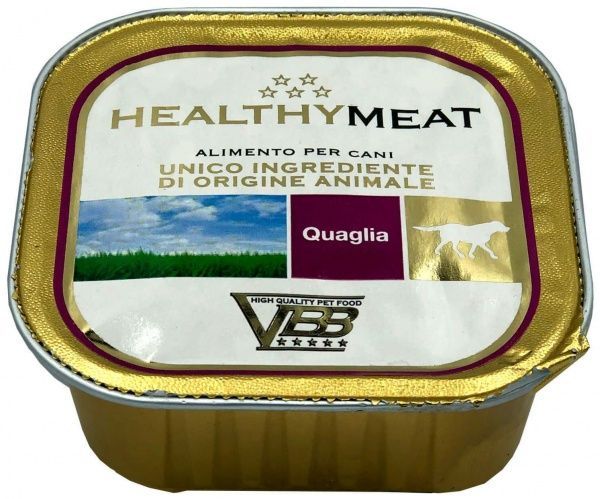 Корм Healthy Meat паштет монопротеин перепелка 150 г