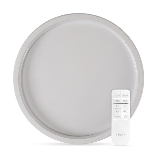 Світильник настінно-стельовий Feron AL6070 70W RING білий 3000-4000-6500 К 