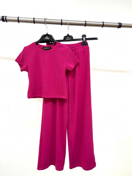 Костюм для дівчаток Obzor р.128 малиновий 