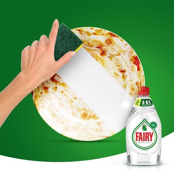 Засіб для ручного миття посуду Fairy Pure & Clean 0,65л