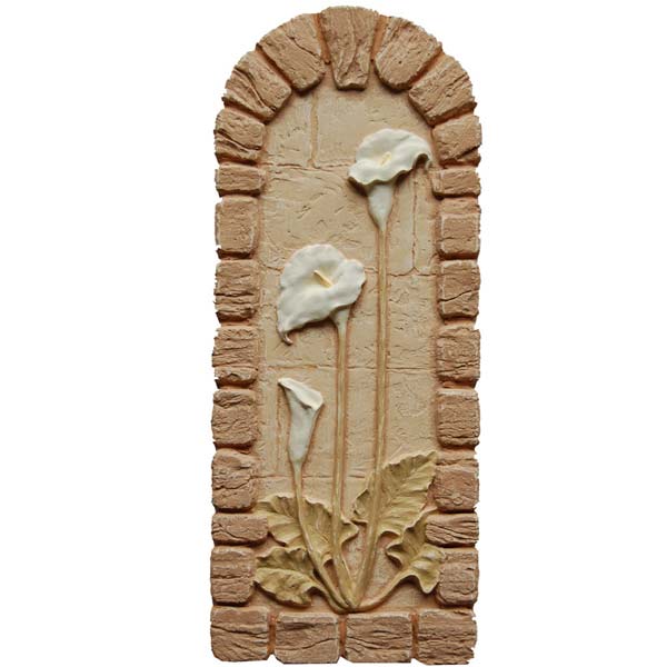 Декор гипсовый Калла золото