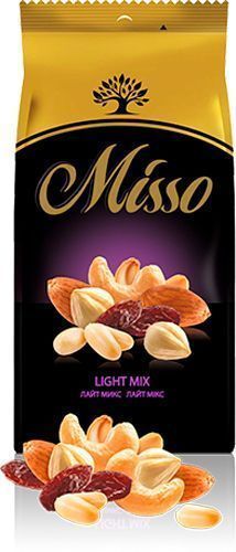 Снеки Misso Фруктово-горіхове асорті Лайт Мікс 125 г 