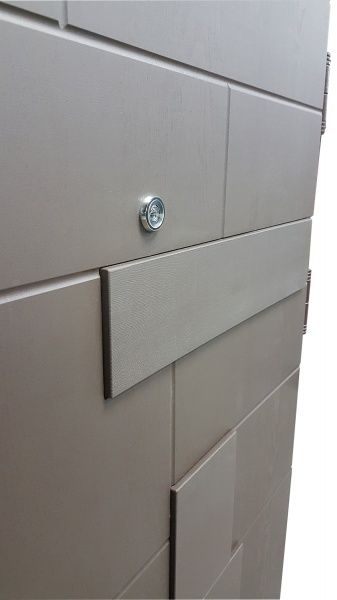 Дверь входная Булат Гарант 802 карамельное дерево 2050x850мм левая