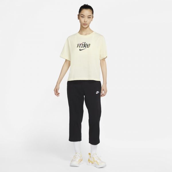 Футболка Nike W NSW TEE BOXY NATURE DD1456-113 р. M жовтий