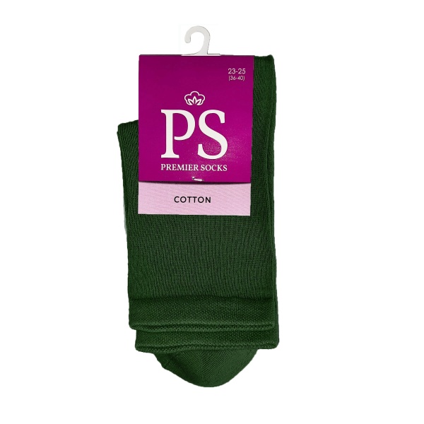 Шкарпетки Premier Socks Еліт класичні р. 23-25 темний хакі 